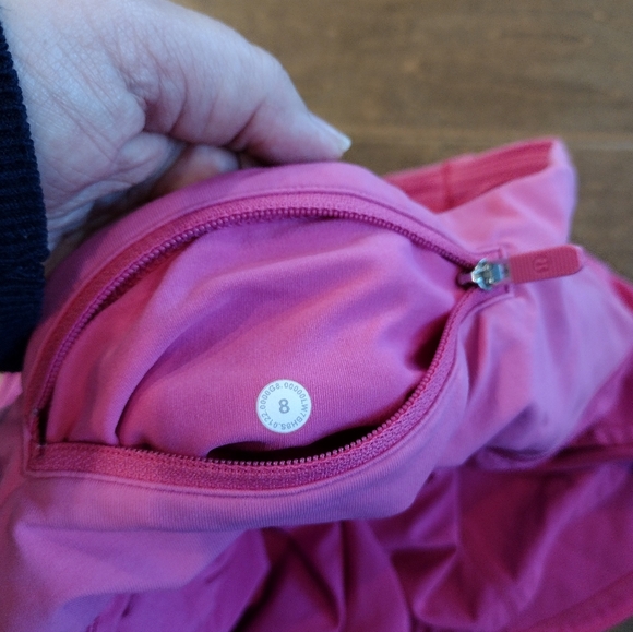 LULULEMON Women's Speed Up HR High Rise Pink Shorts - 8 - Picture 4 of 9